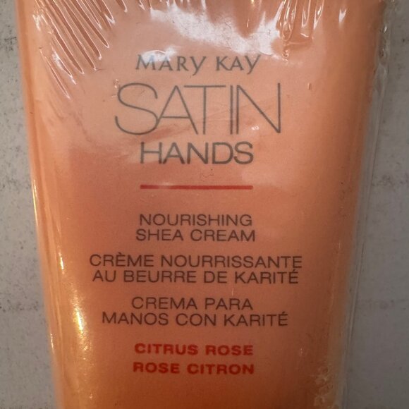Mary Kay Satin Hands Nourishing Shea Cream Citrus Rose 3oz - Picture 3 of 3